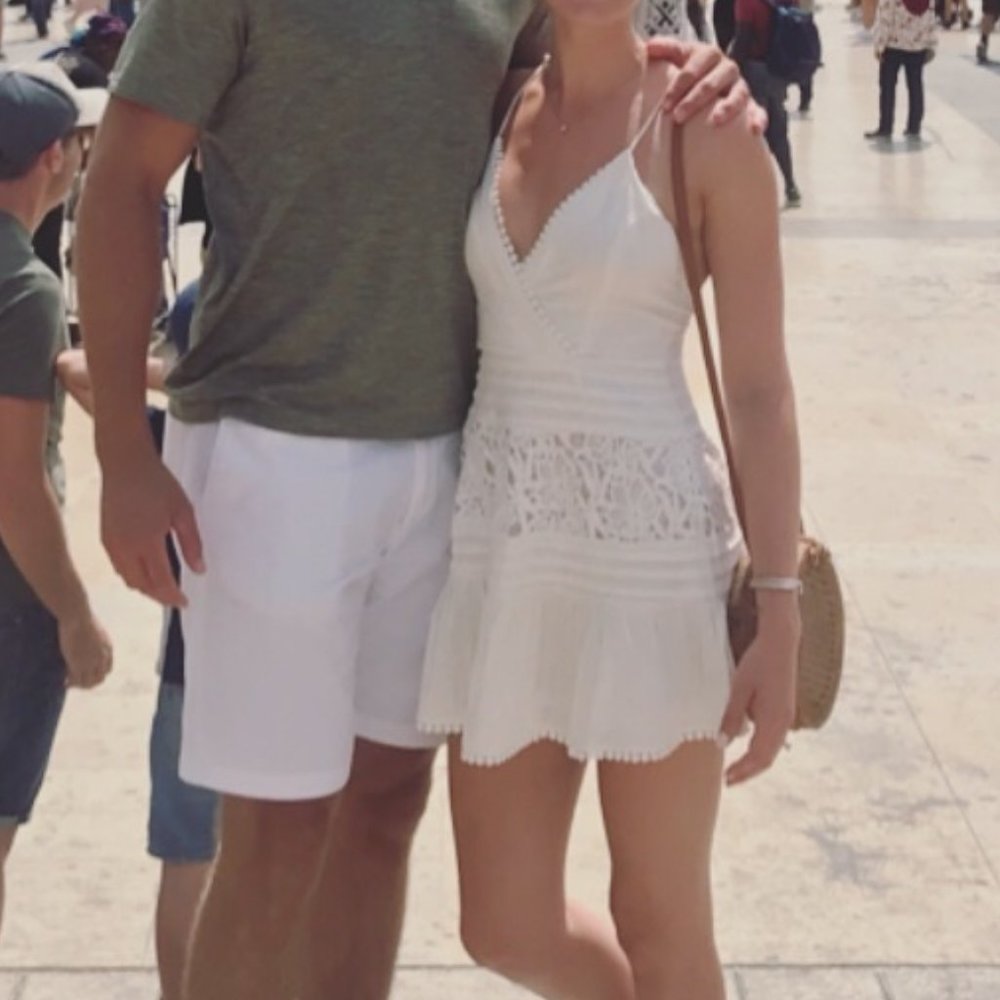 Saints + Secrets White Sundress